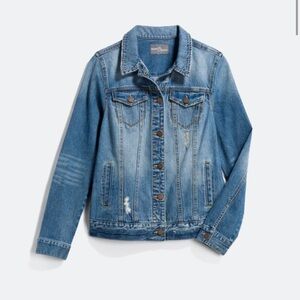 Market & Spruce Light Blue Jean Jacket